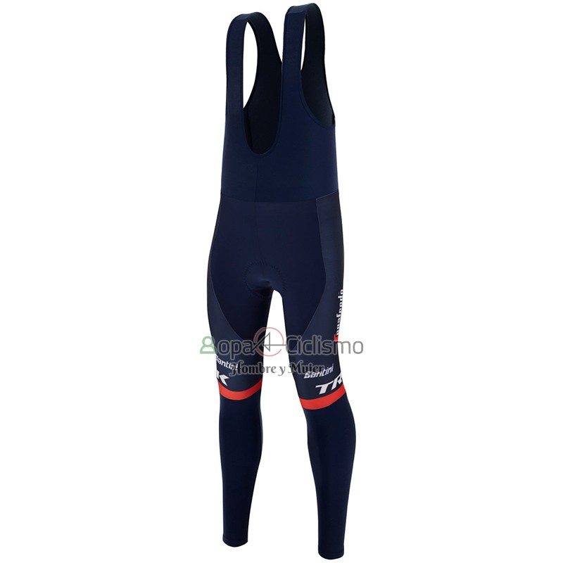 Trek Segafrojoo Ropa Ciclismo Culotte Largo 2023 Hombre Mangas Largas Blanco